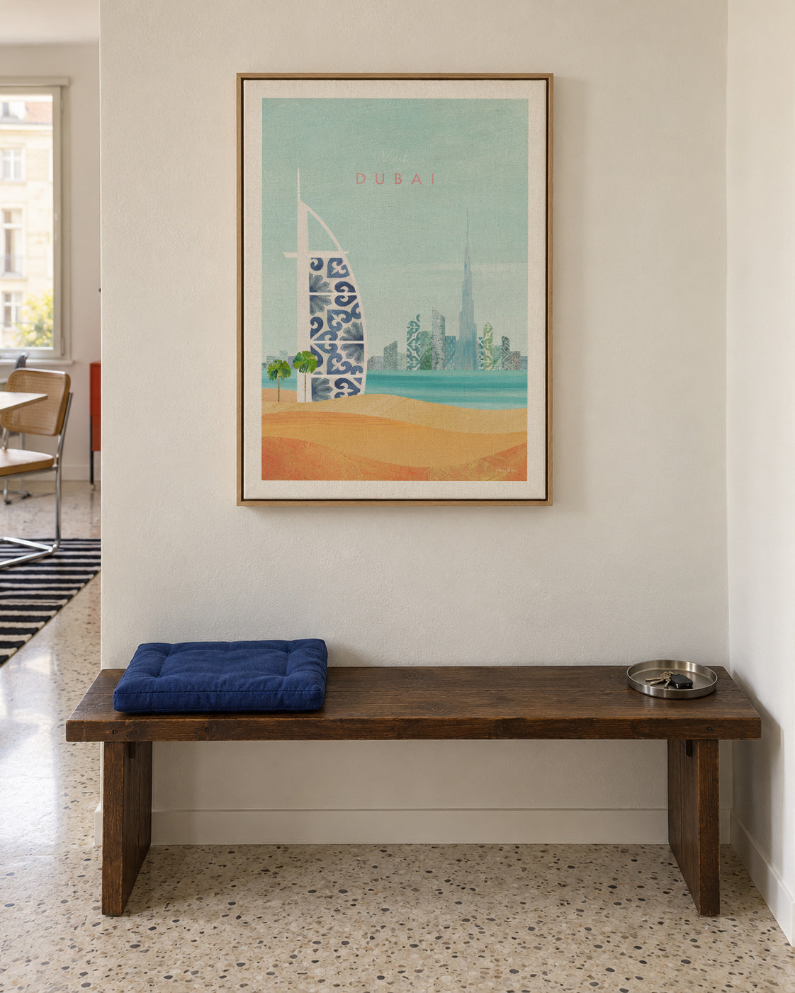 Dubai - Framed canvas in an interior