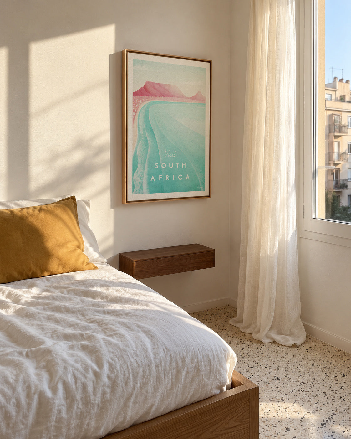 South Africa - Framed canvas in an interior
