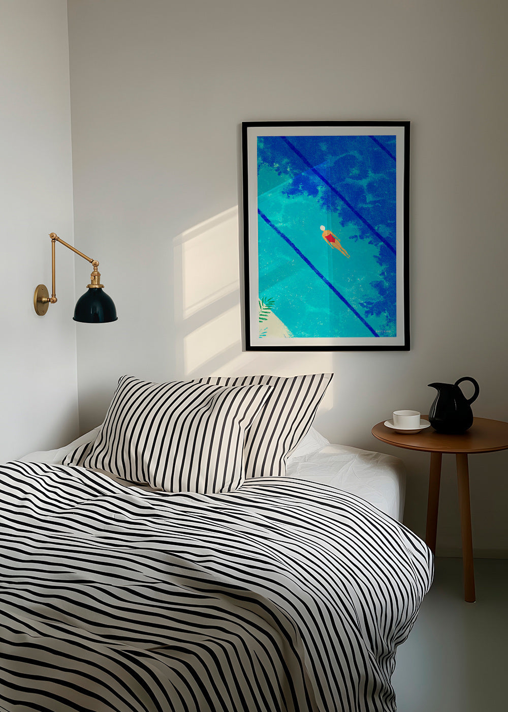 Illustration Schwimmerin im Pool – Product1