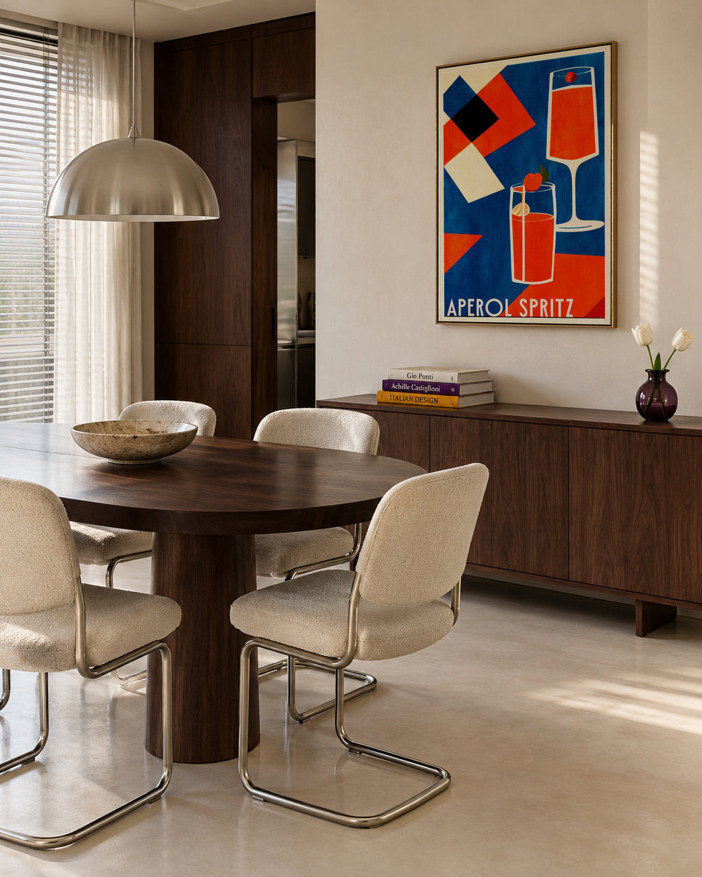 Aperol Spritz - Framed canvas in an interior