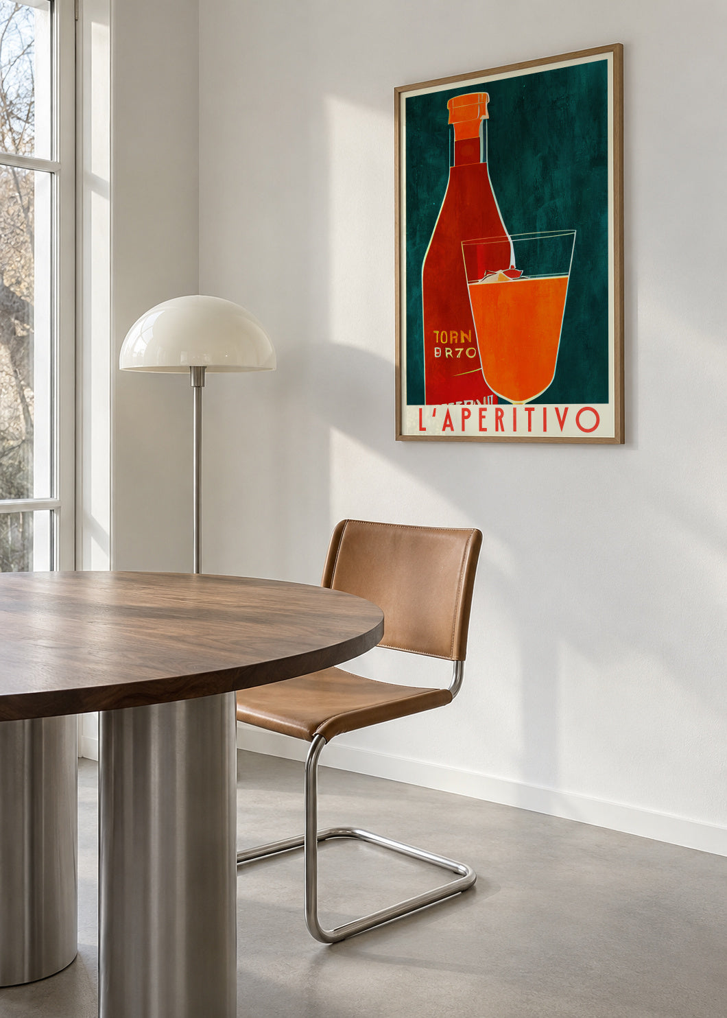 L'Aperitivo - Framed poster in an interior