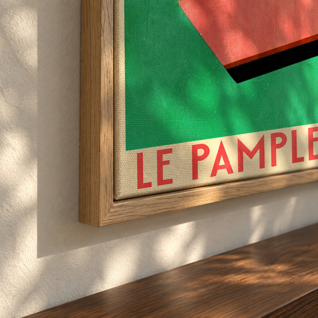 Le Pamlemousse - Framed canvas detail