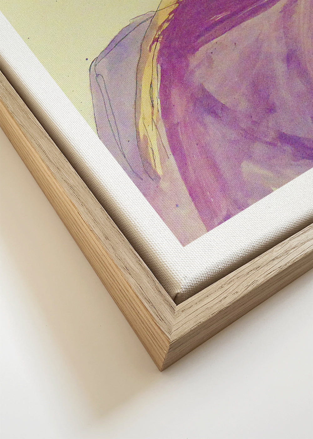 Illustratie portret met blauwe bril