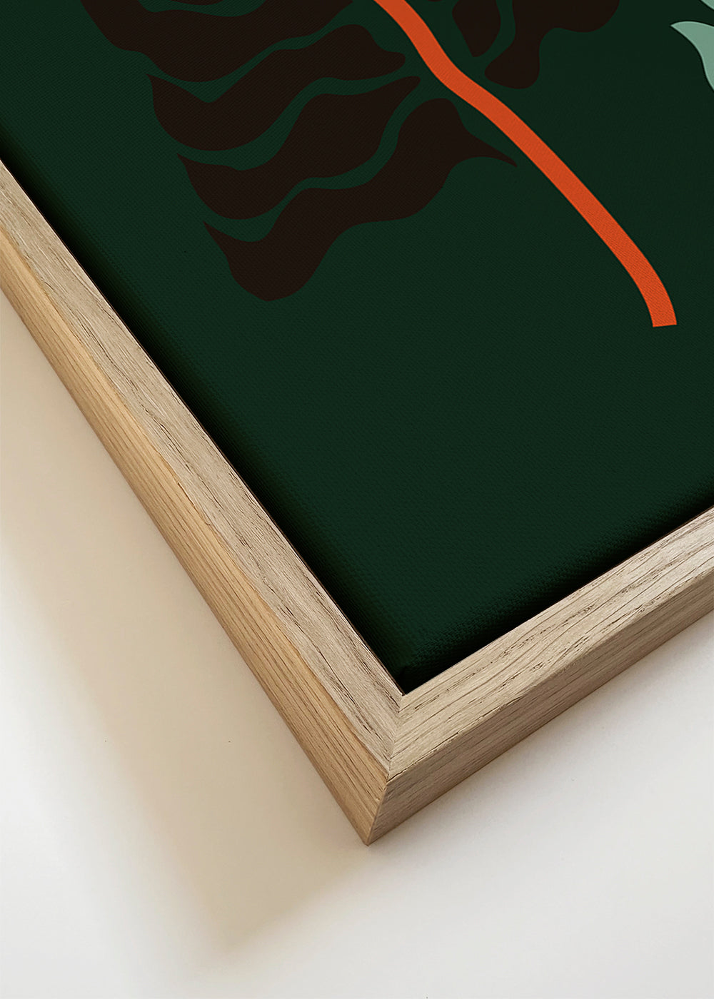 Botanische poster: retro bloemenillustratie