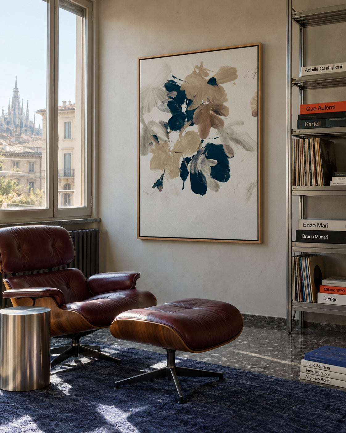 Summer View No2 - Framed canvas in an interior
