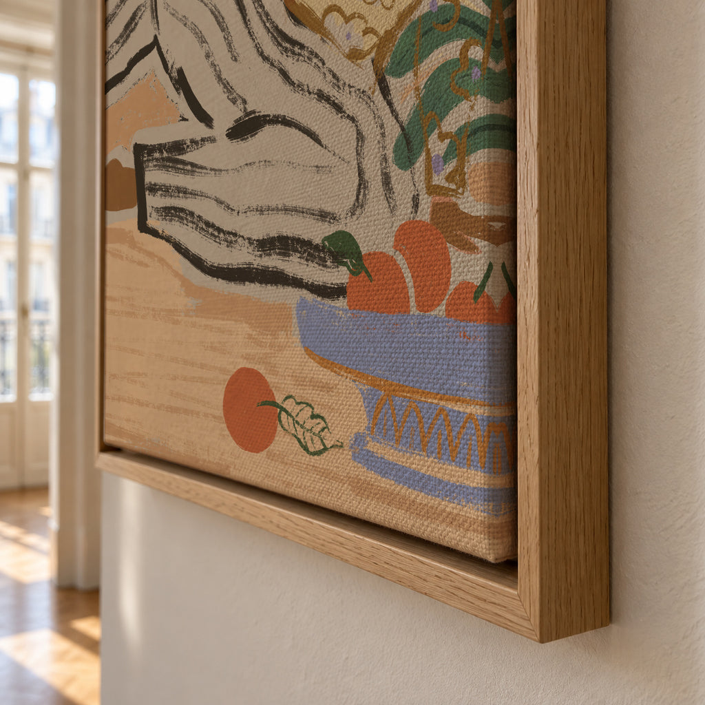 Lazydays - Framed canvas detail