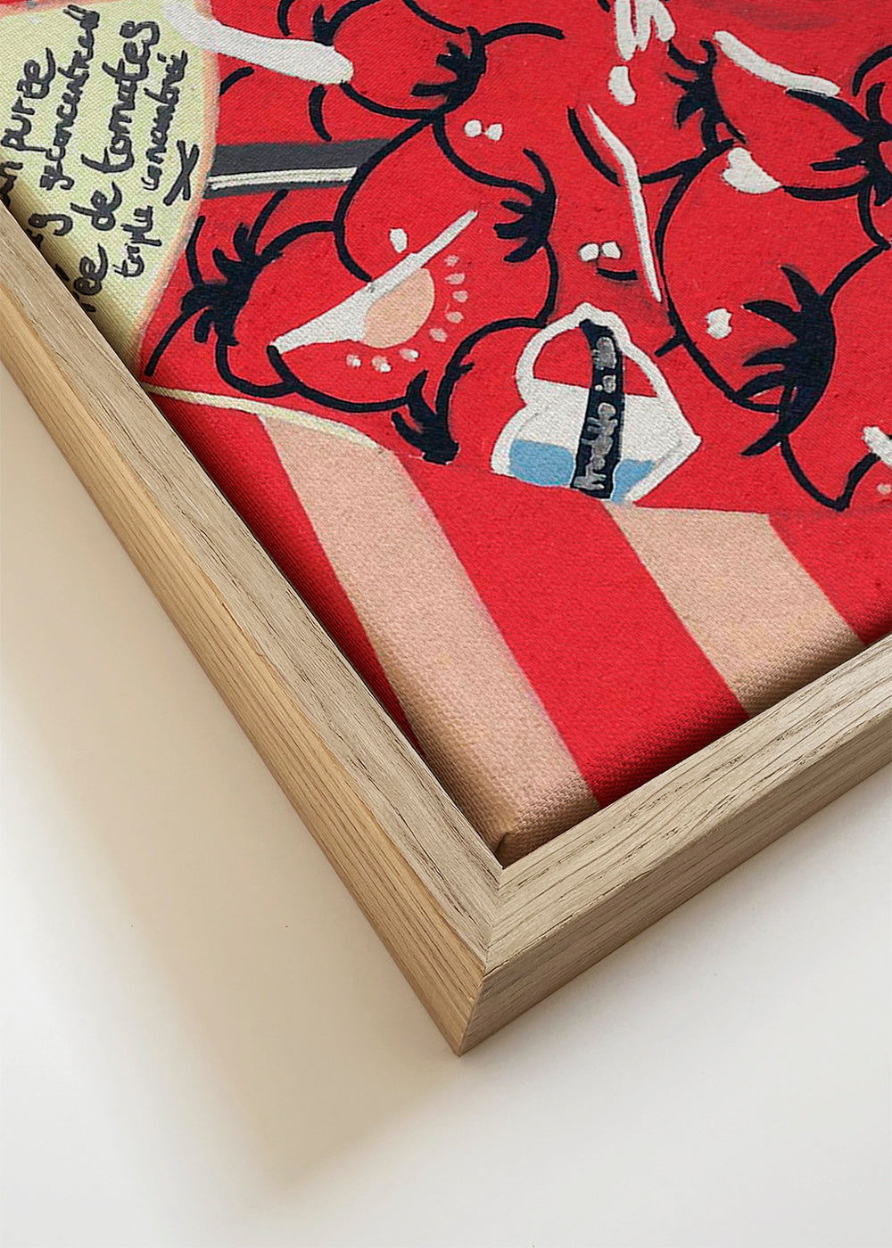 Keuken kunst stilleven met blauwe tomaten