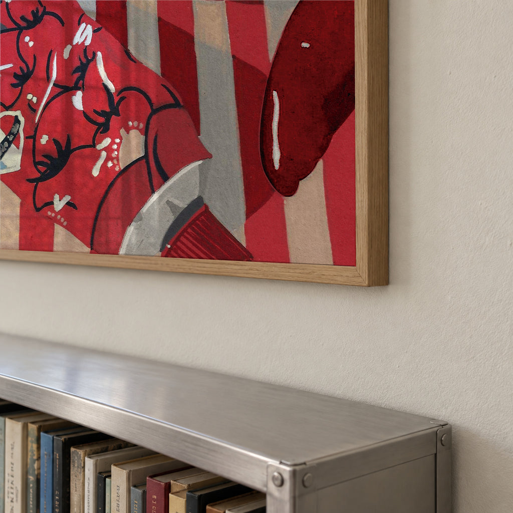 Blue Tomatoes - Framed poster detail