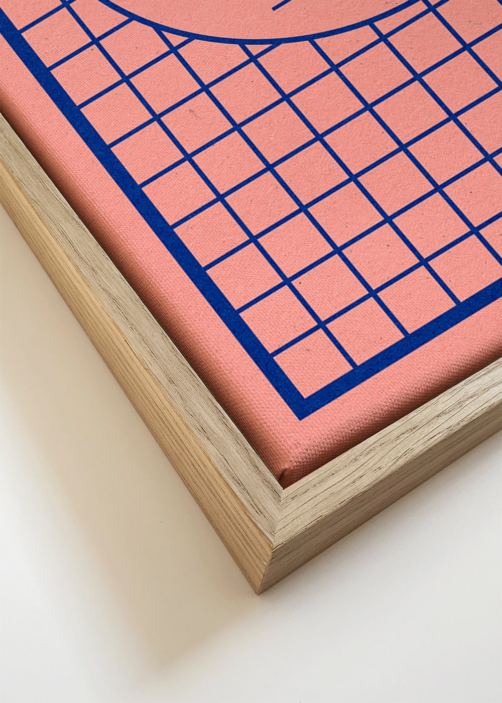 Illustratie NYC Sunset grafisch in blauw en roze