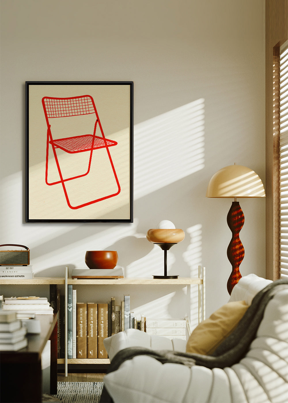 Ted Net Chair Red