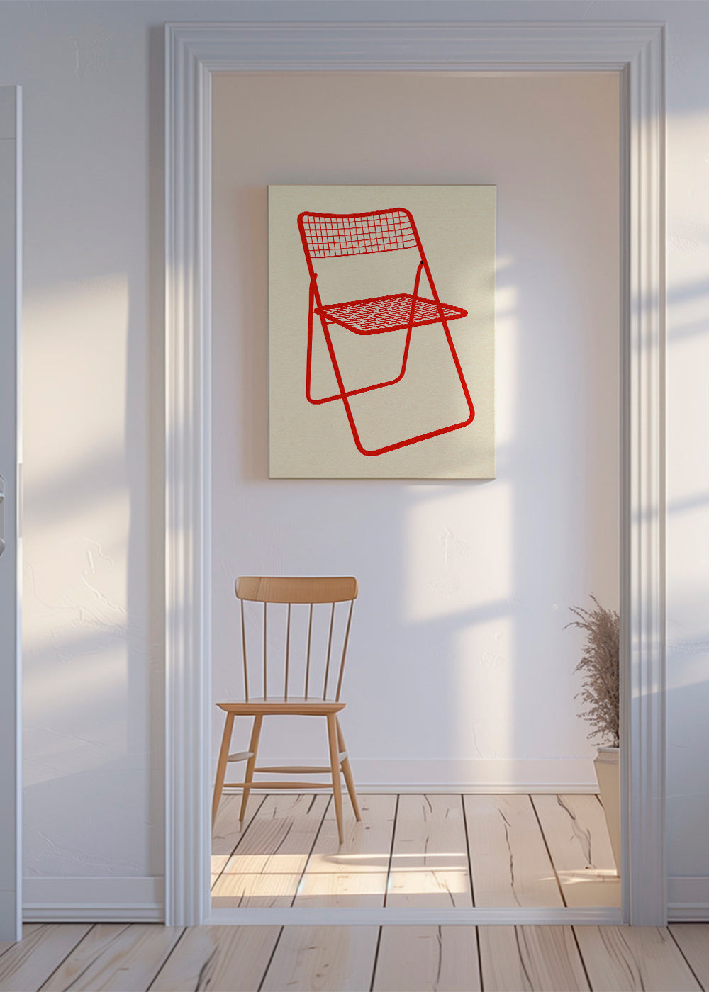 Ted Net Chair Red