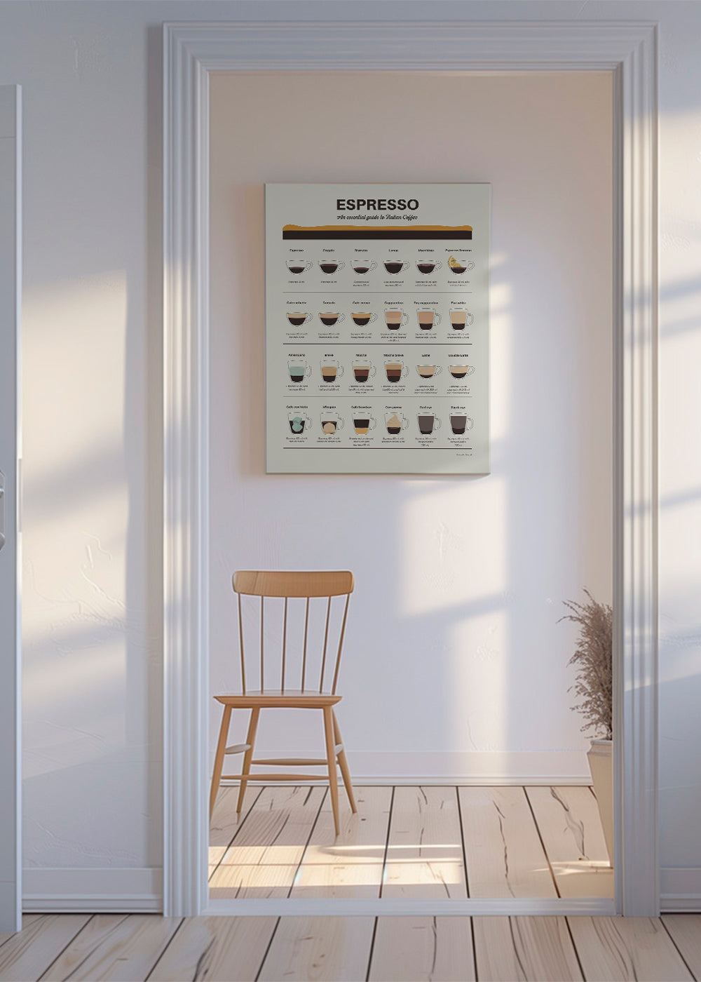 Keuken kunst: geïllustreerde espressogids