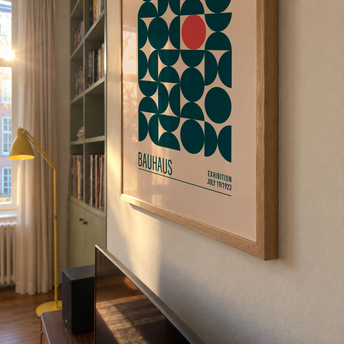 Bauhaus Mavi Kureler - Framed poster detail