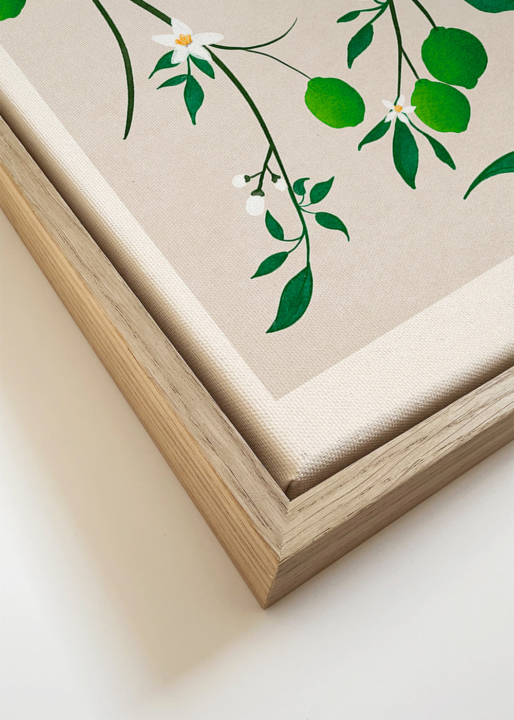 Botanische print met limoentakken