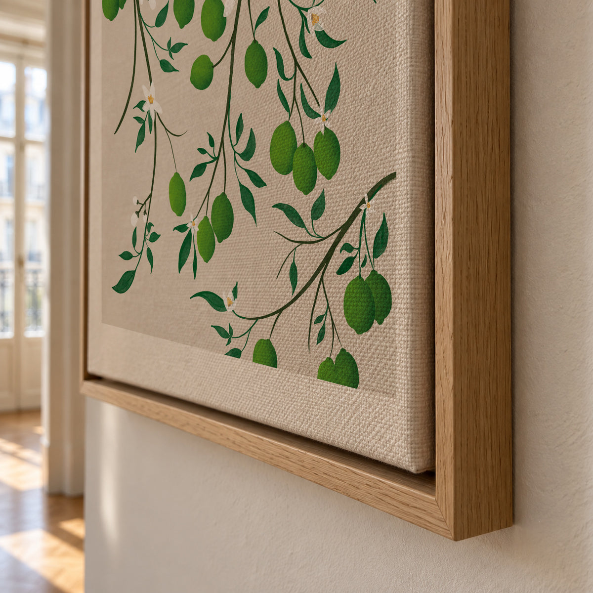 Ratio 4x5 Print By Bohonewart Copy 3 - Framed canvas detail