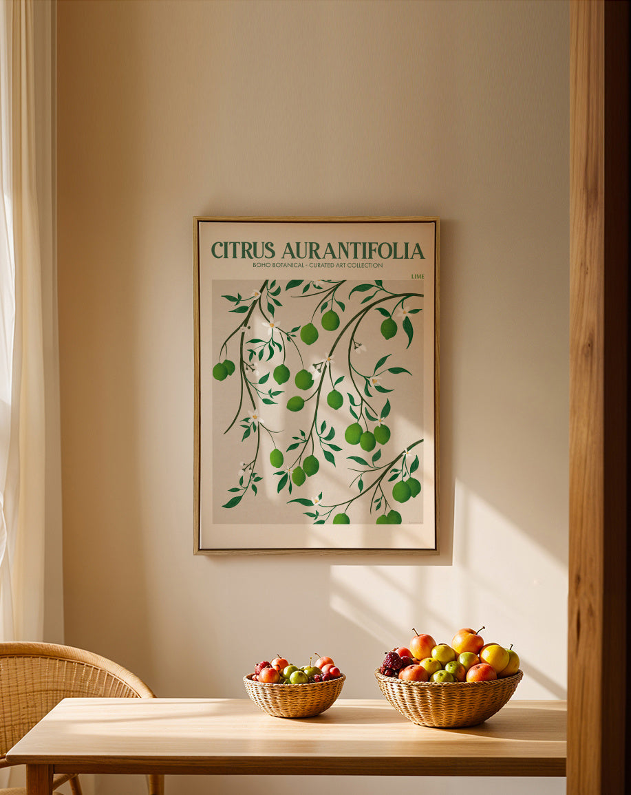 Ratio 4x5 Print By Bohonewart Copy 3 - Framed canvas in an interior