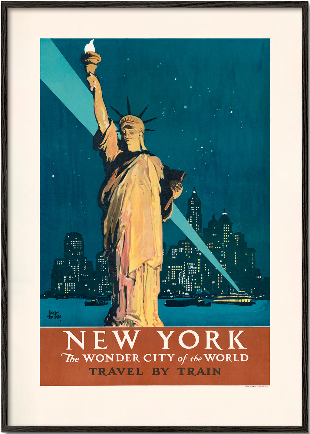 New York reisposter vintage