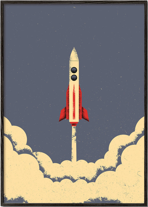 Raket illustratie
