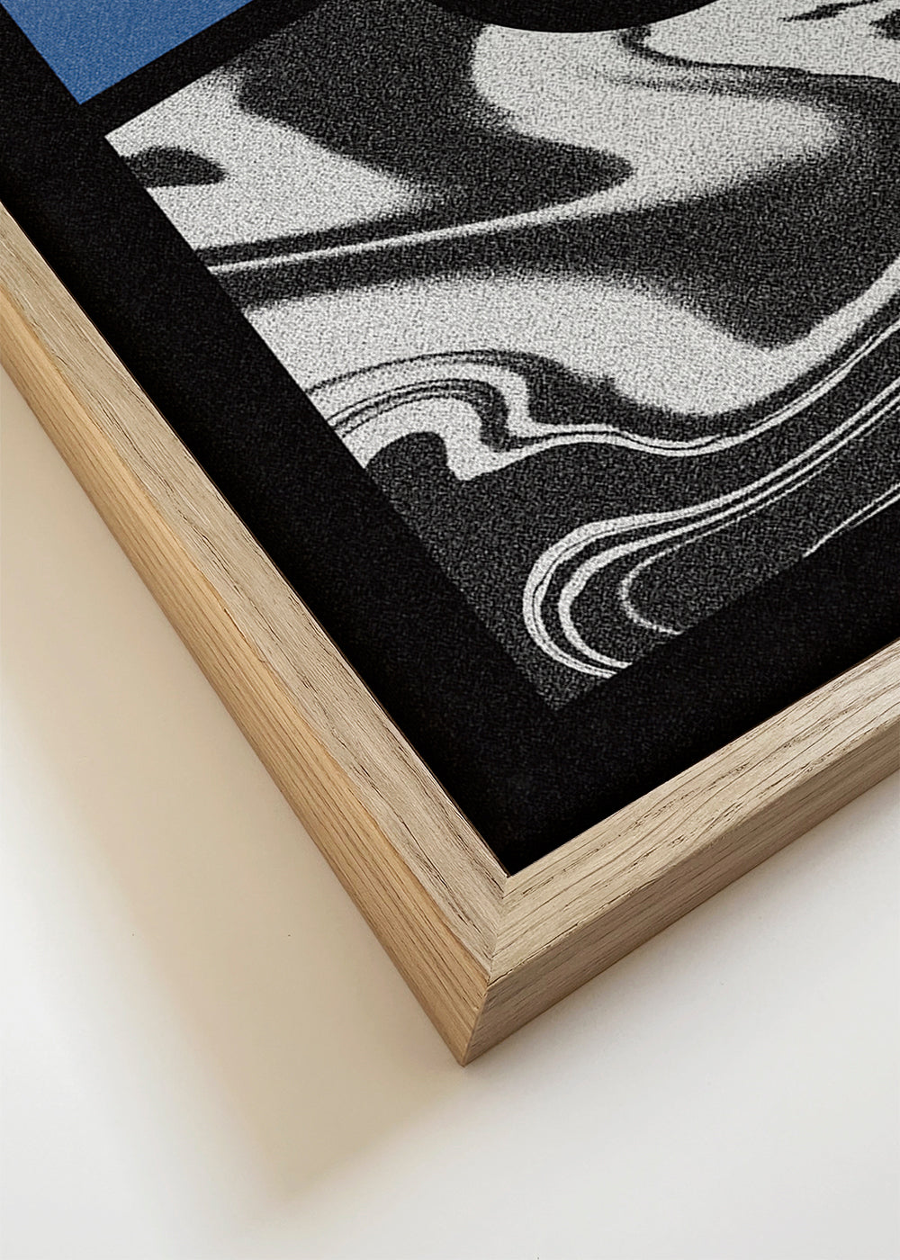 Abstract kunst met cirkel en kleurverloop