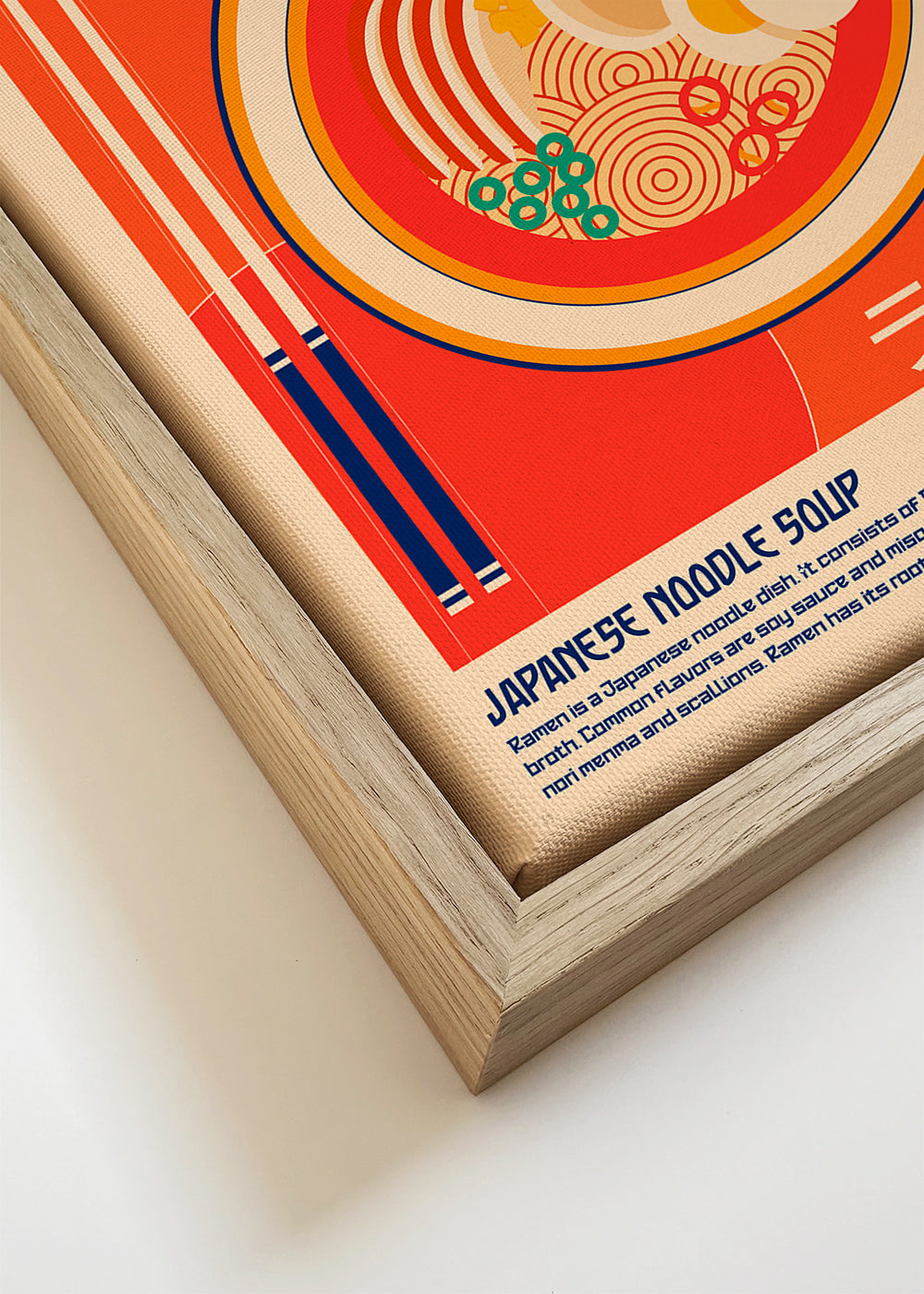 Keuken kunst Ramen Japanse poster