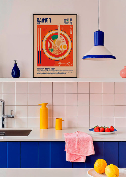 Keuken kunst Ramen Japanse poster
