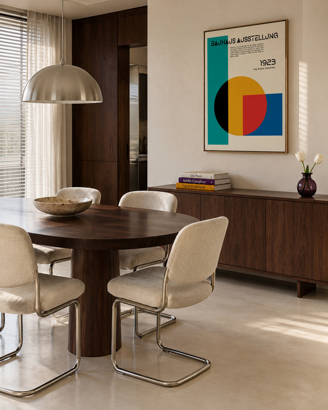 Bauhaus Ausstellung II - Framed canvas in an interior