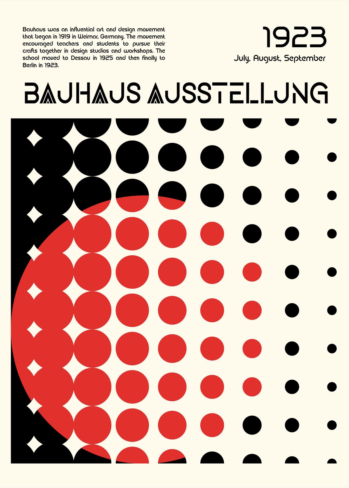 Bauhaus Ausstellung V - Unframed art print