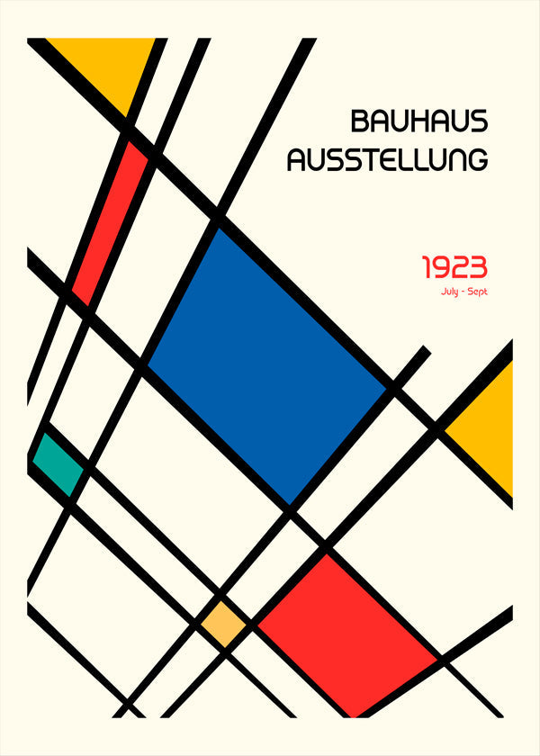 Bauhaus Geometric Design Retro