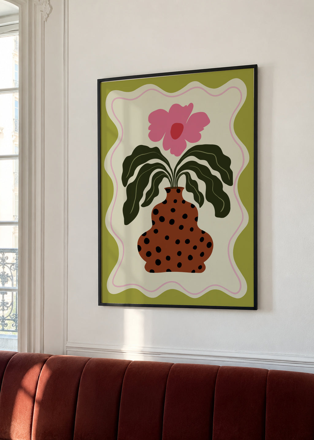 Grace - Framed poster in an interior