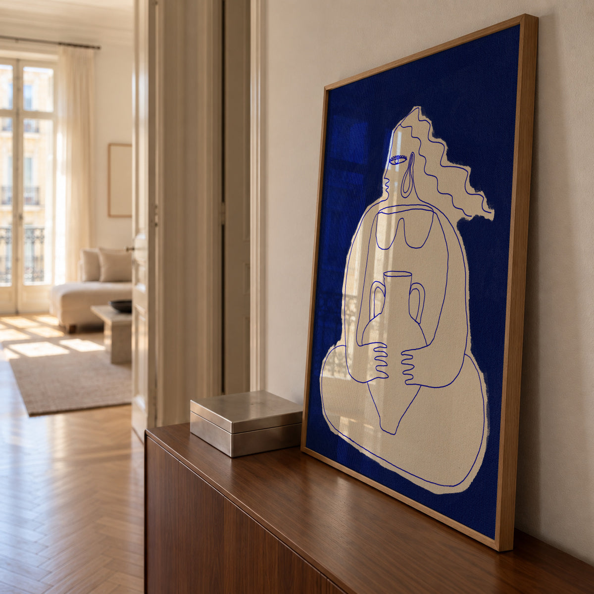 Solitude 2 - Framed poster in an interior