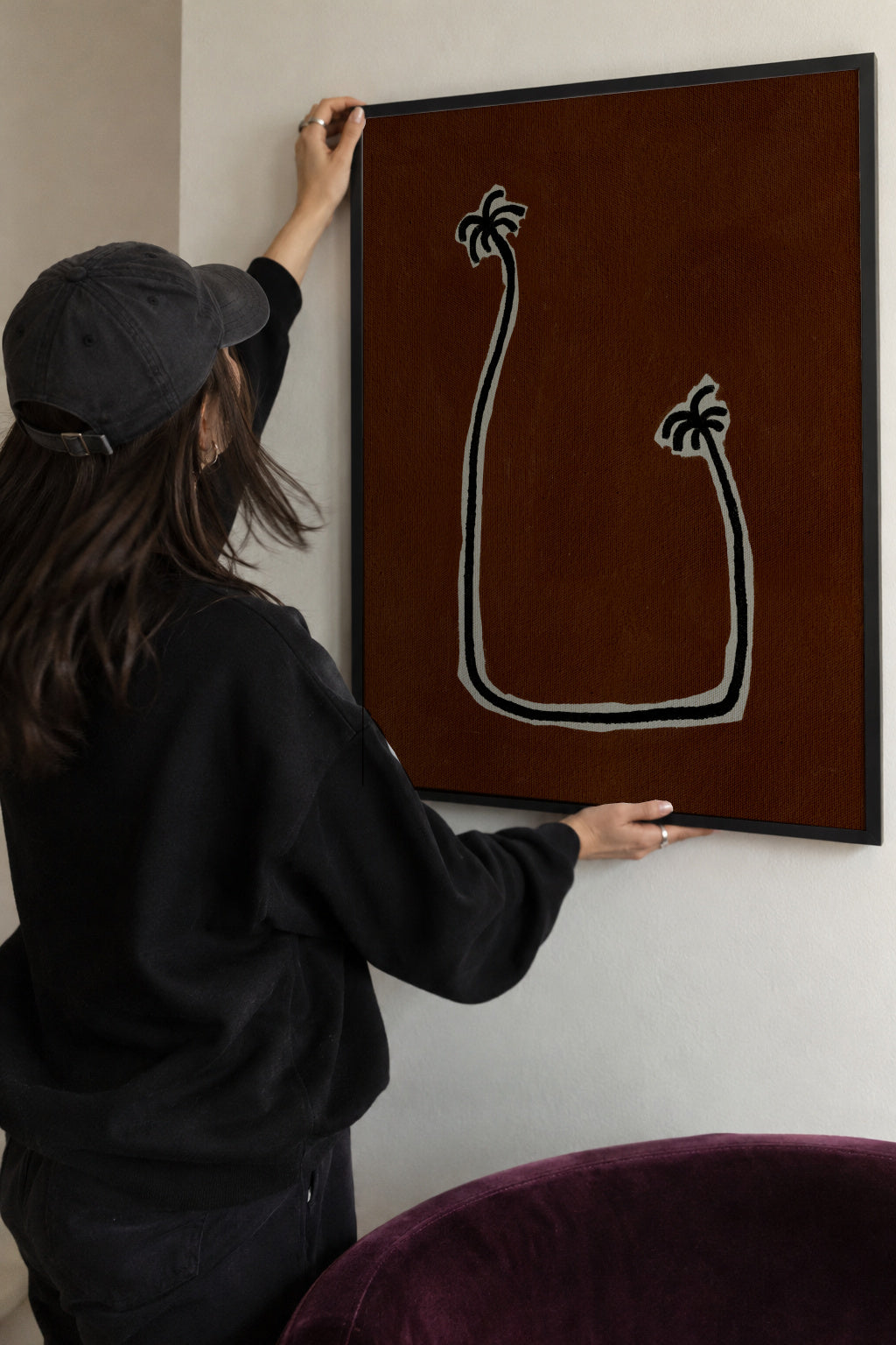 Soul bound – Brown - Framed poster detail