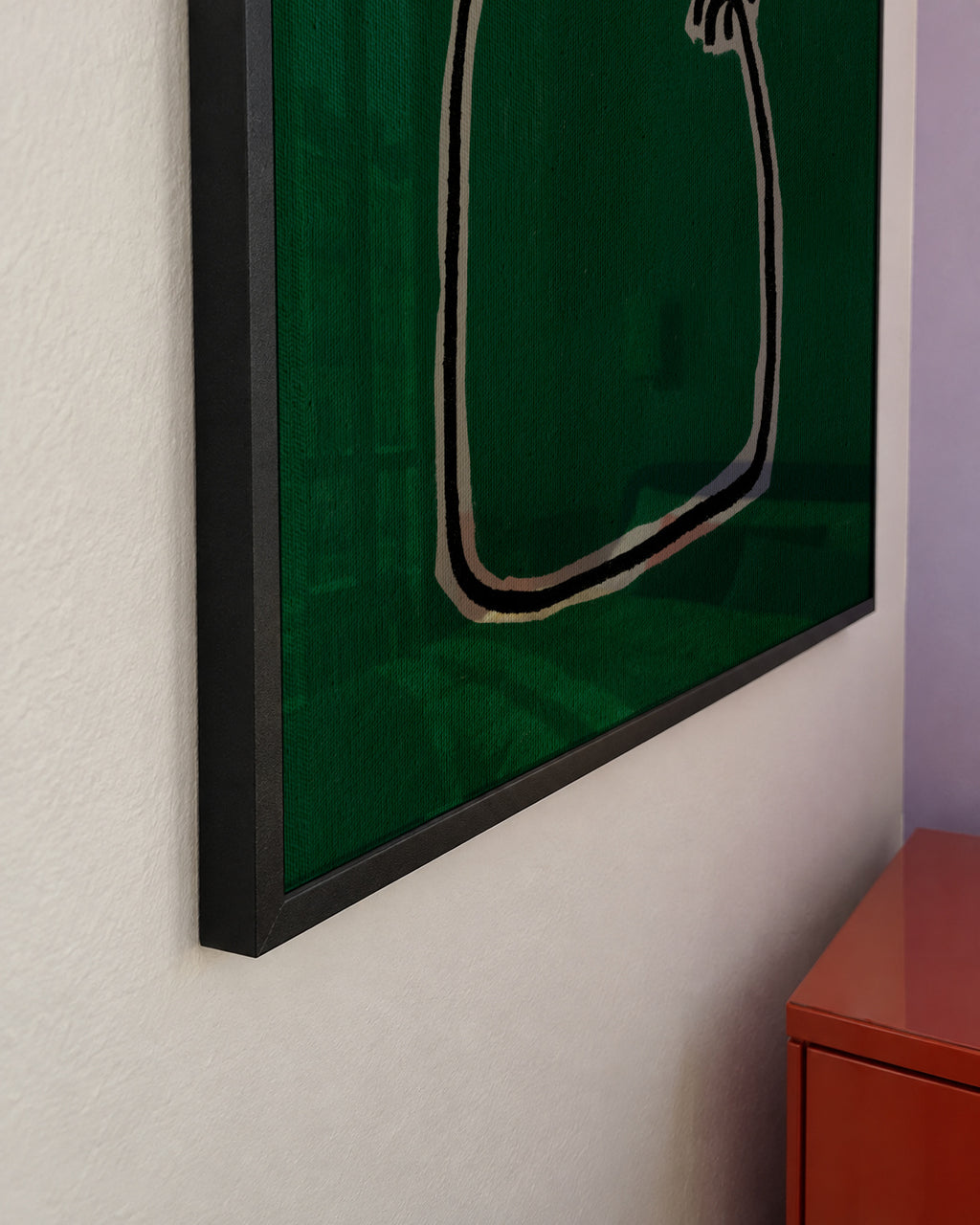 Soul bound - Green - Framed poster detail