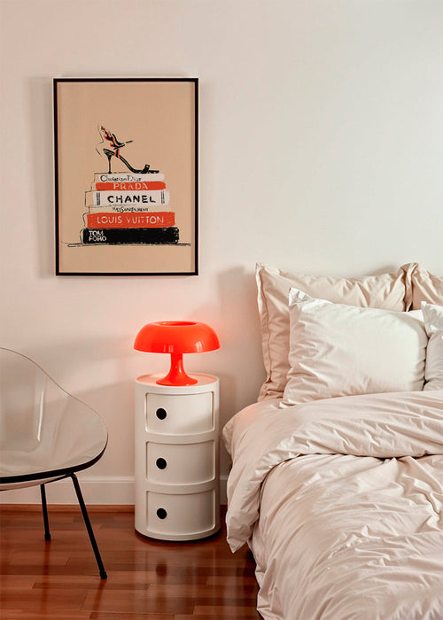 Mode-illustratie op luxe boeken