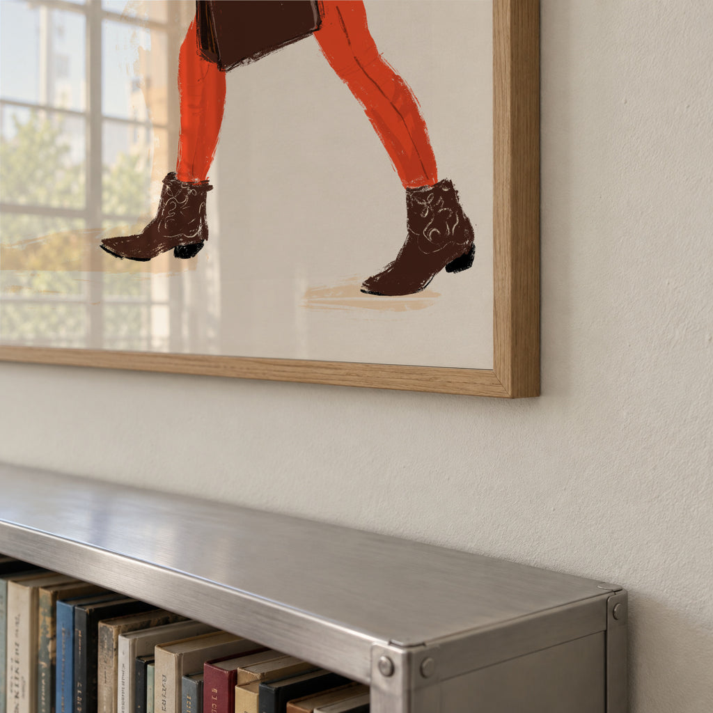 Cowboy boots - Framed poster detail