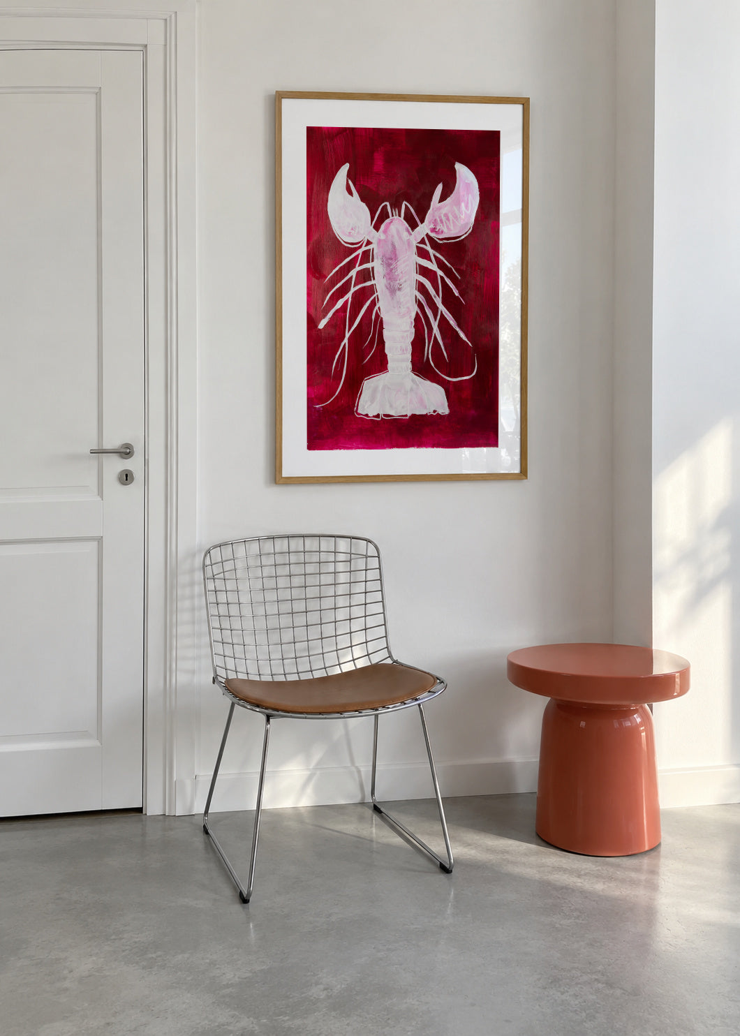 Le chef - Framed poster in an interior