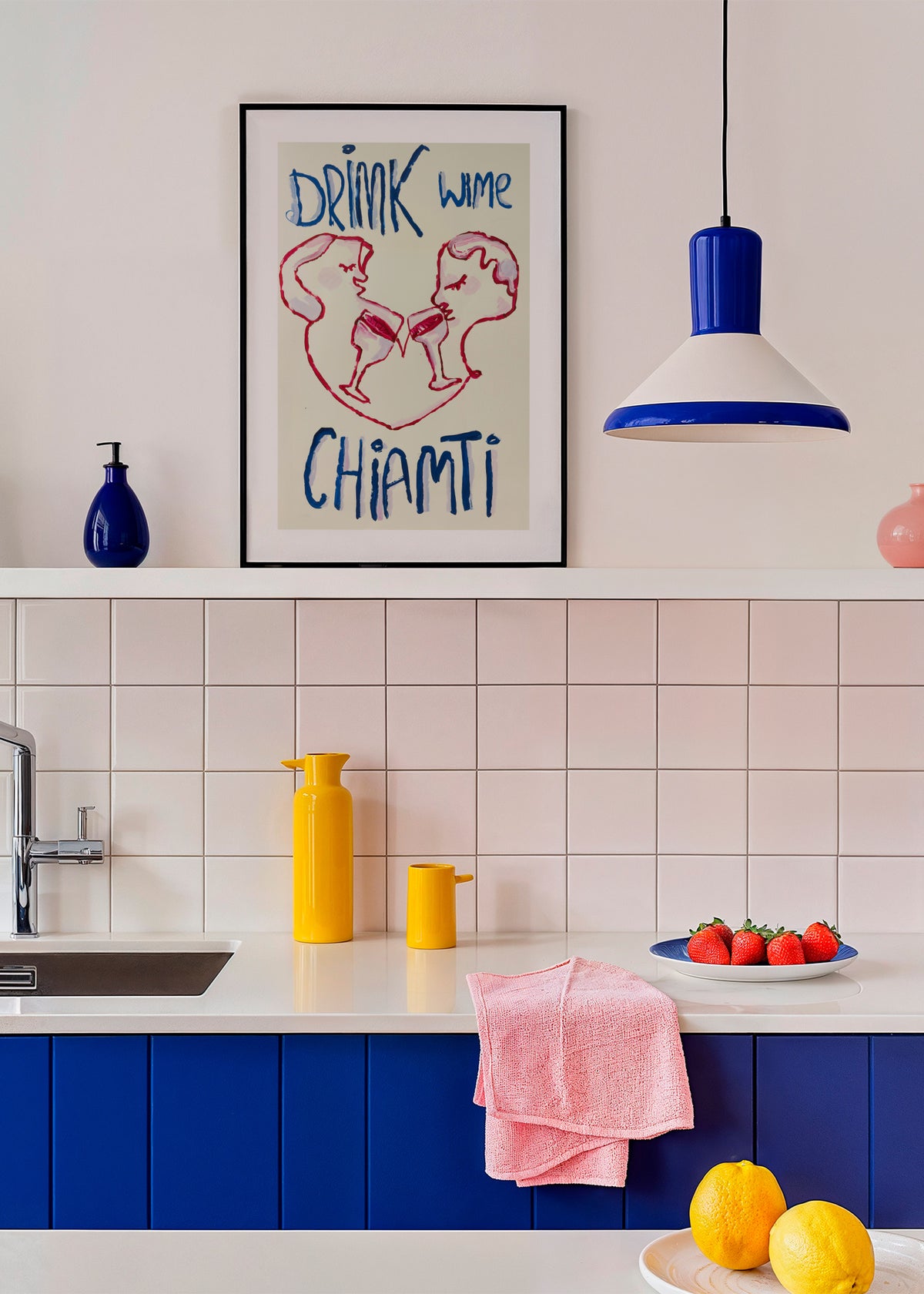 Chiamti - Framed poster in an interior