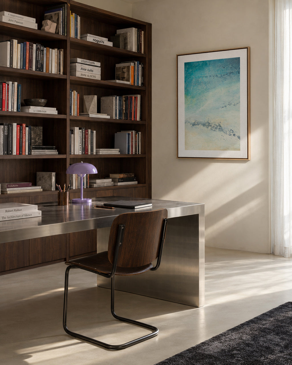 Ibiza - Framed canvas in an interior
