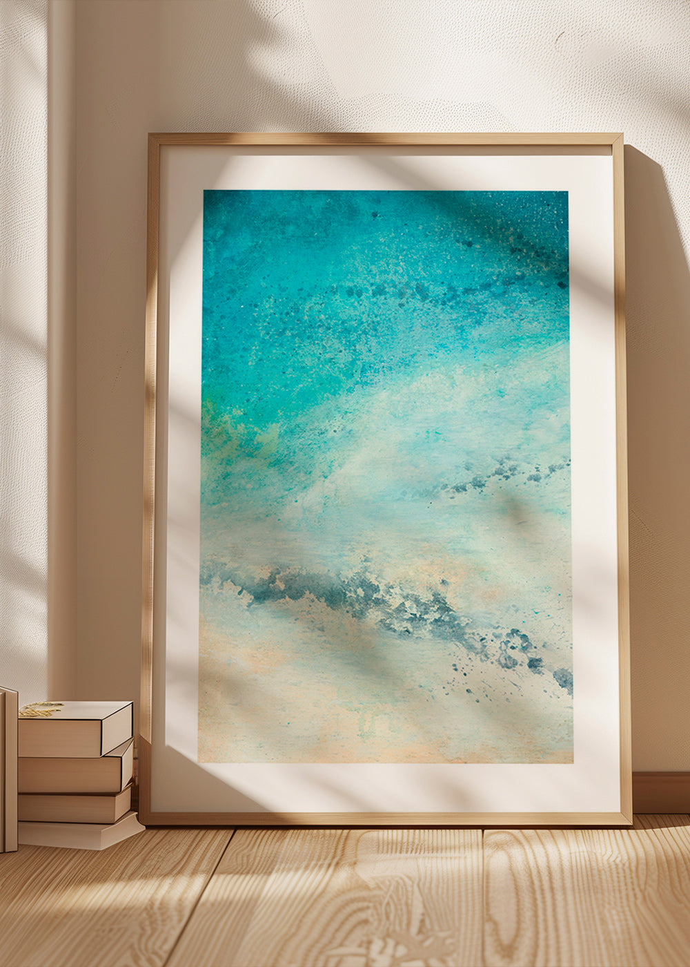 Turkoois zee abstract kunst – Product1