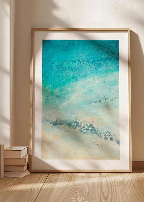 Turkoois zee abstract kunst – Product1