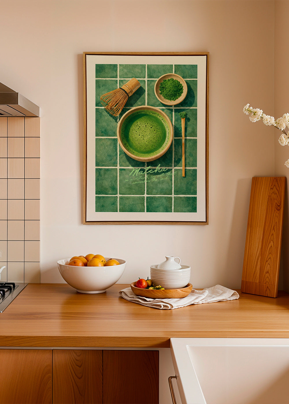 Küchenkunst: Matcha mit Utensilien