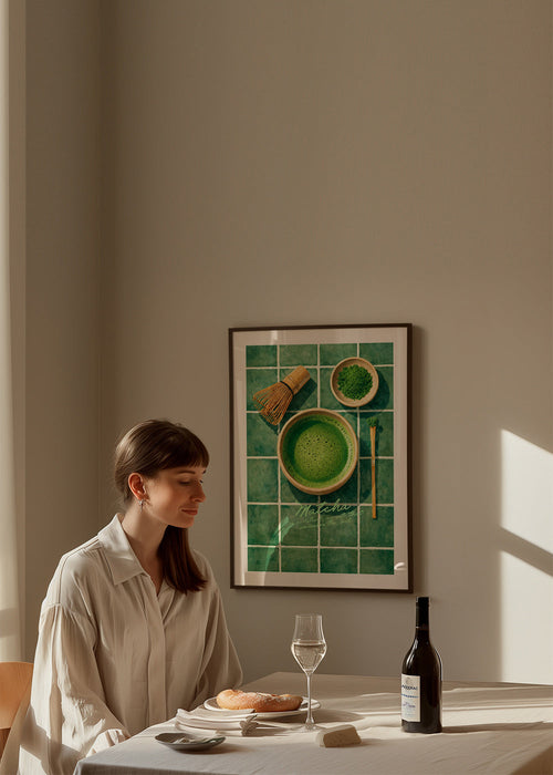 Keuken kunst: Matcha en keukengerei