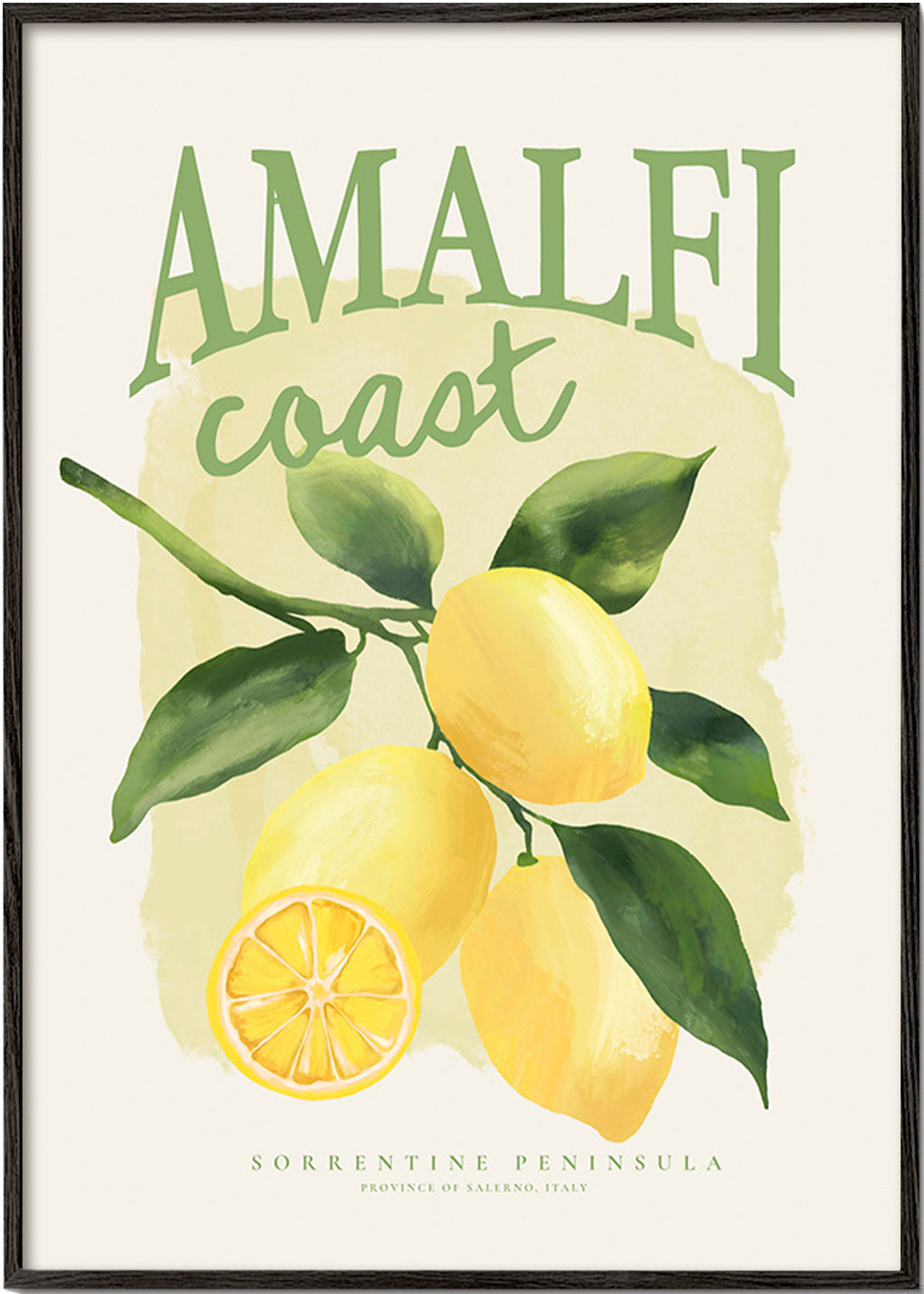 Botanische Amalfi citroen print