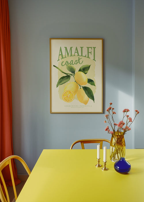 Botanischer Amalfi-Zitronen-Druck