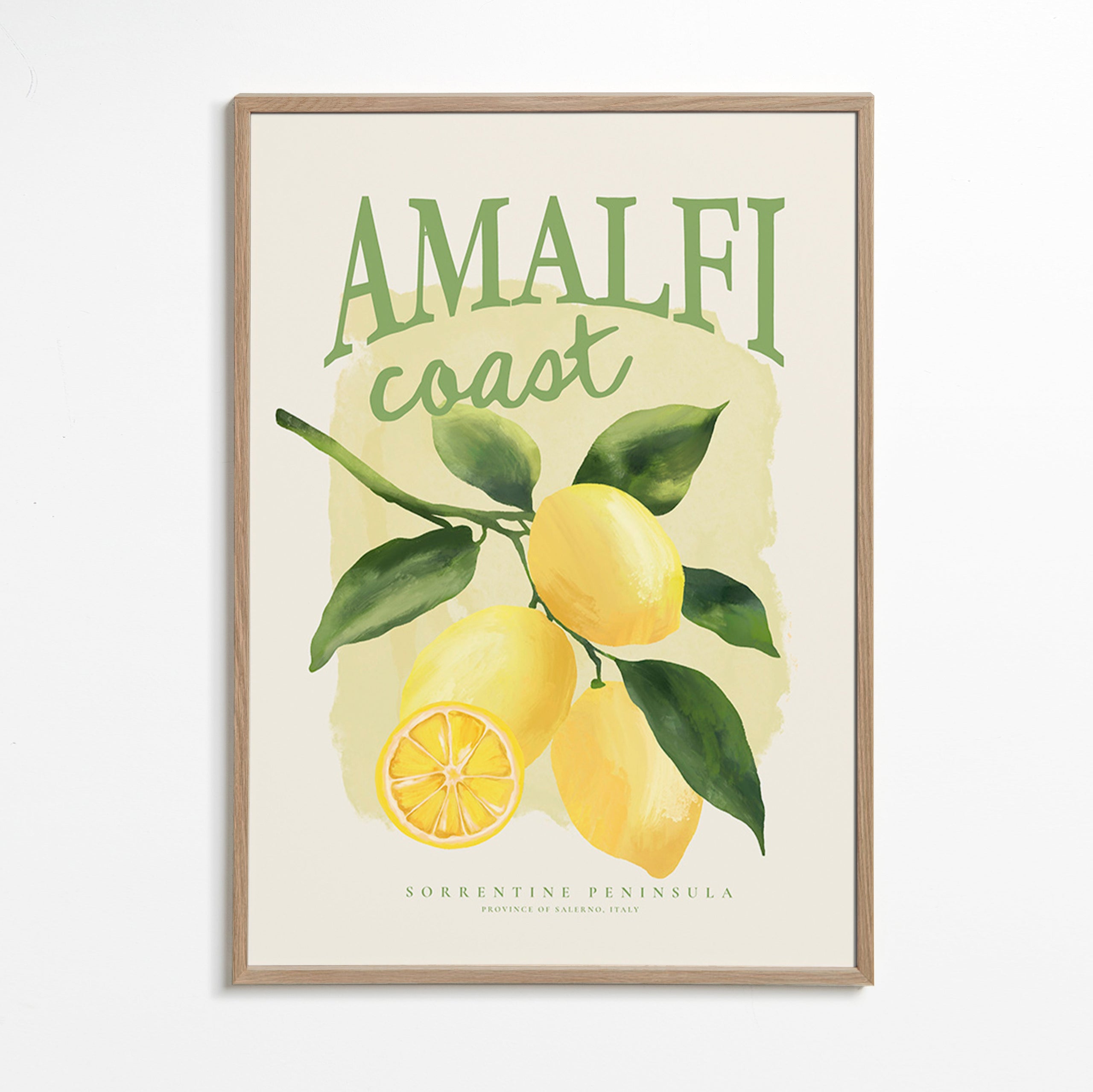Botanische Amalfi citroen print