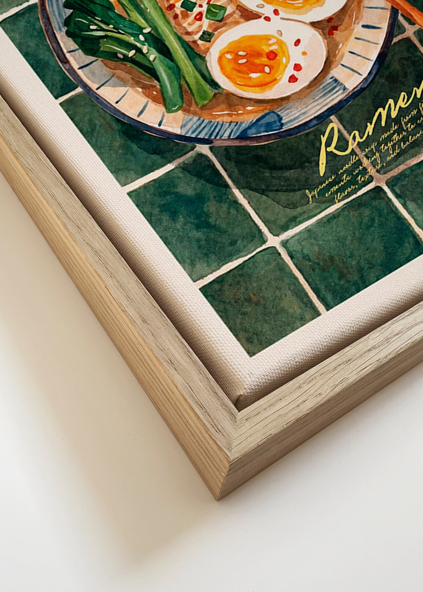 Küchenkunst Ramen Aquarellbild