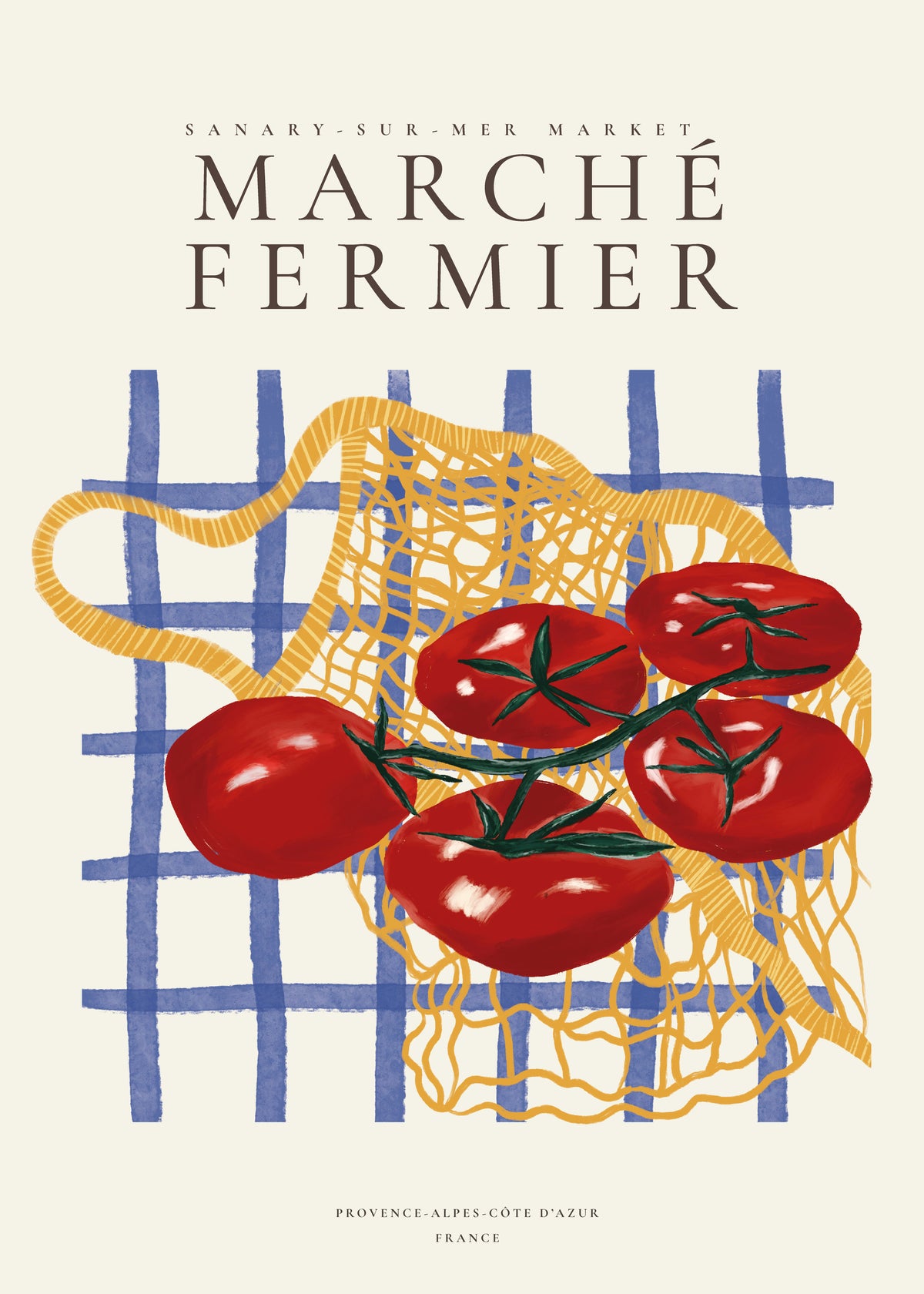 Flavors of the South, Tomatoes - Unframed art print