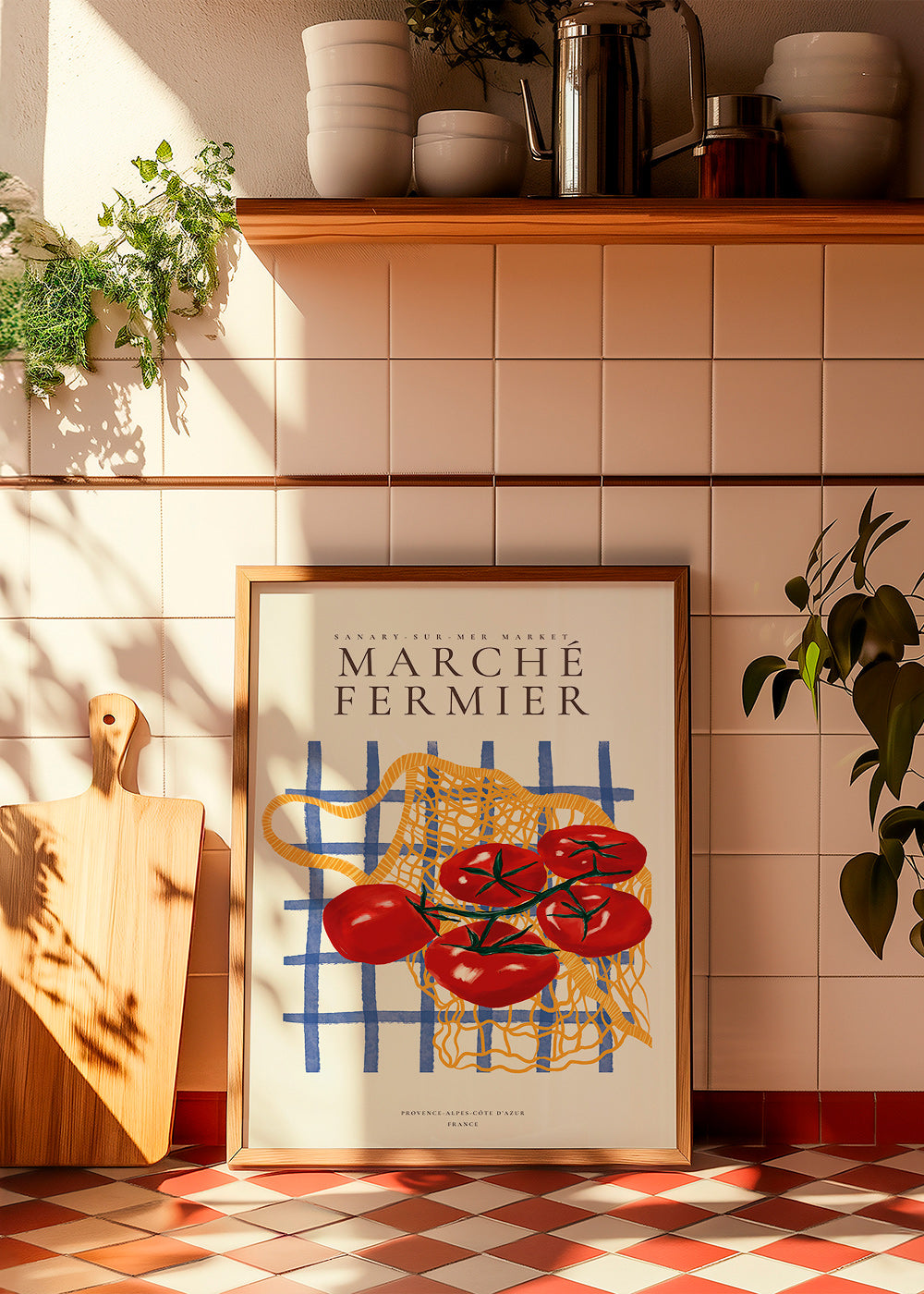 Küchenkunst Tomaten im Netz