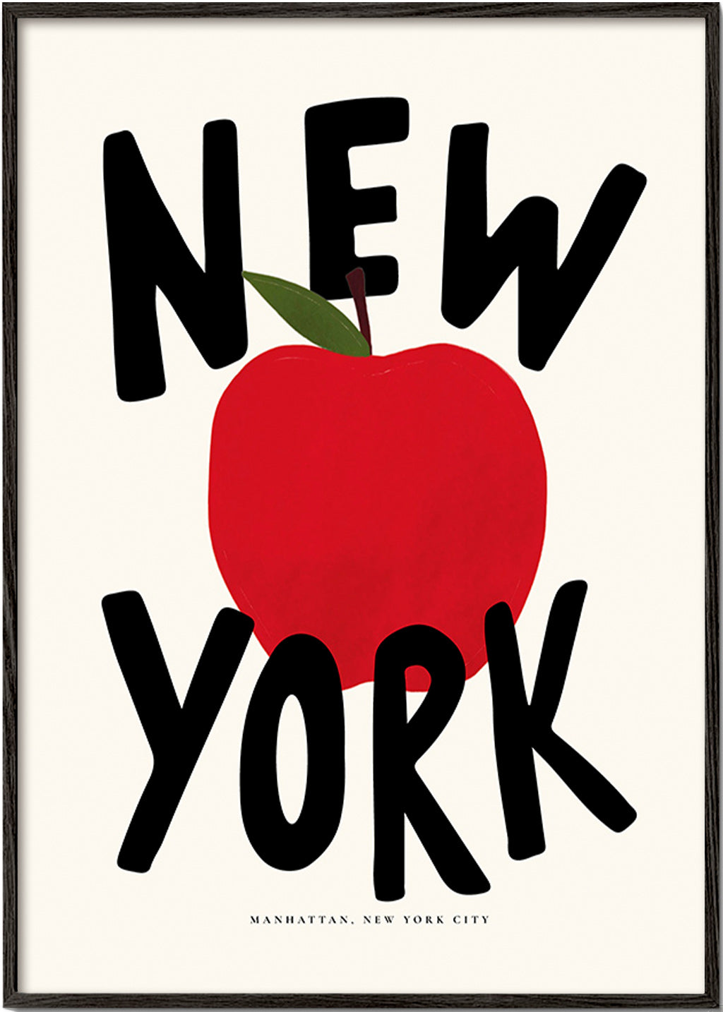 Keuken kunst New York rode appel