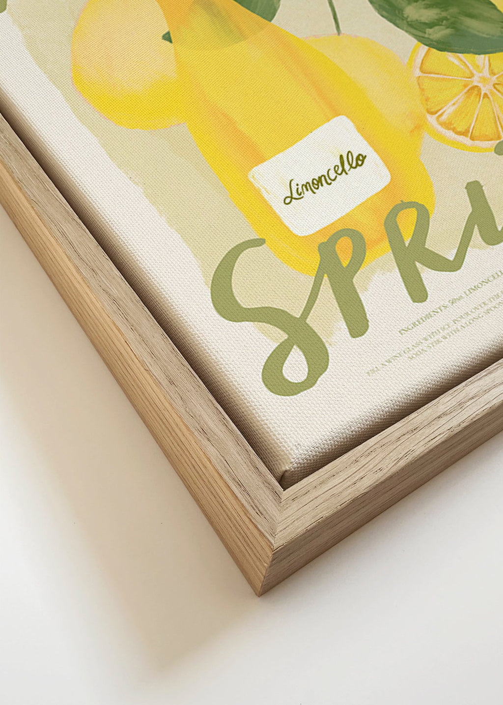 Küchenkunst Limoncello Spritz Illustration