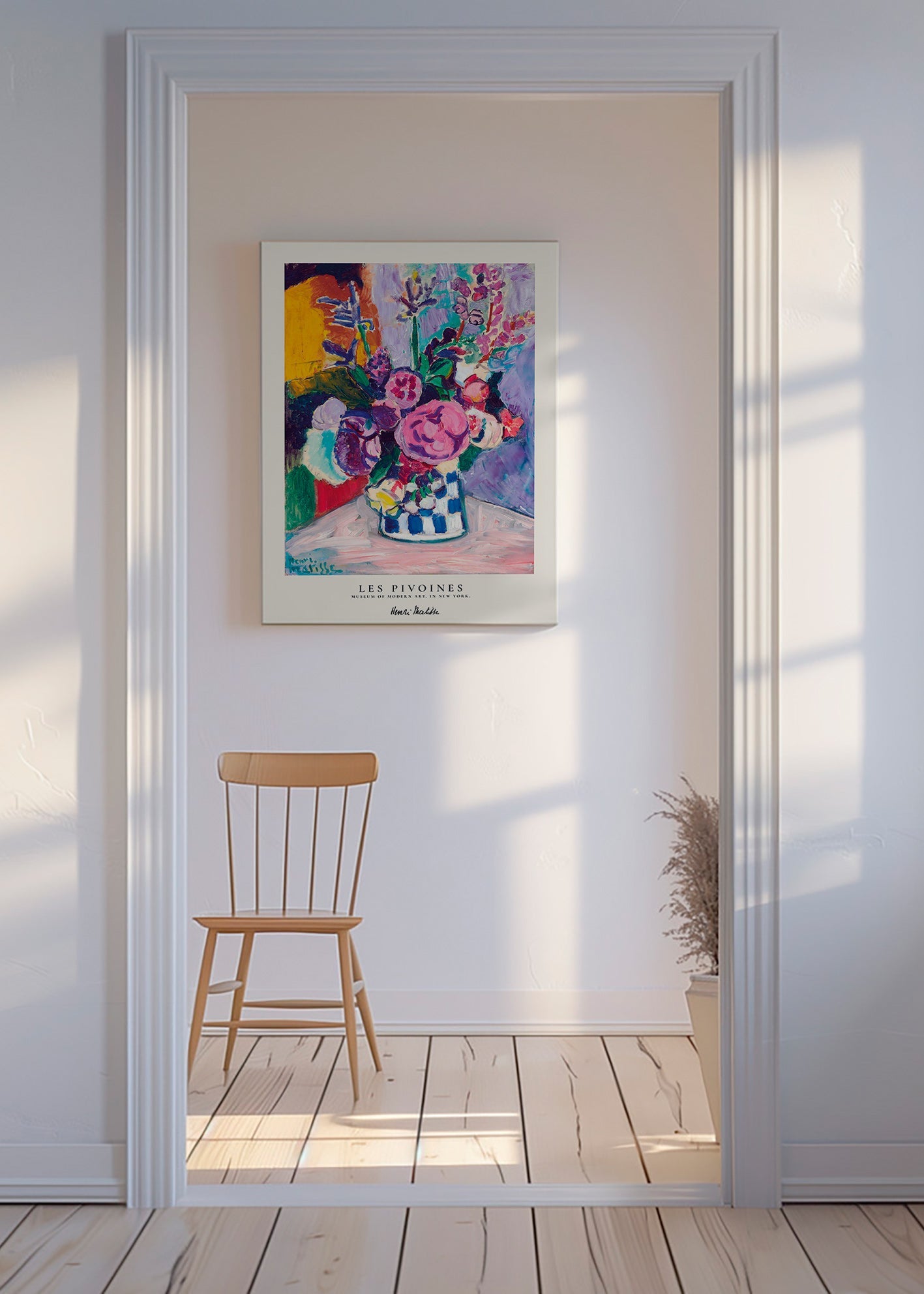 Botanische print kleurrijk boeket